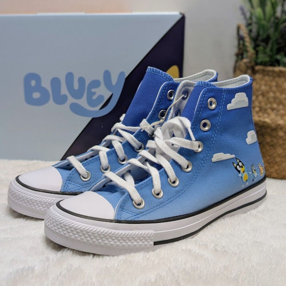 Converse x Bluey Limited Edition Chuck Taylor All Star Unisex High Top Shoes NIB